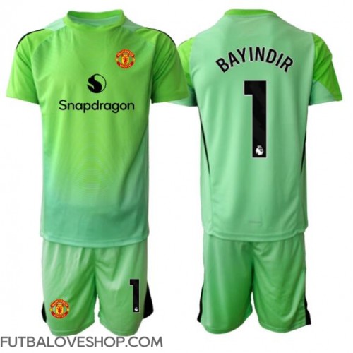 Dres Manchester United Altay Bayindir #1 Brankarsky Tretina pre deti 2025-26 Krátky Rukáv (+ trenírky)